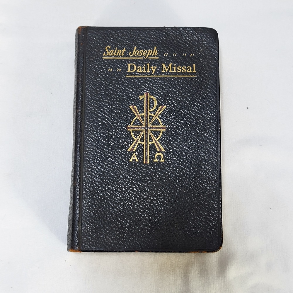 1956 Saint Joseph Daily Missal Catholic Book Publishing Co Revised Edition